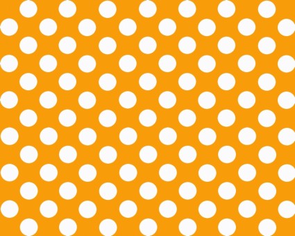 latar belakang oranye polka dot