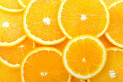 Orange Reihe von hoch-Bild