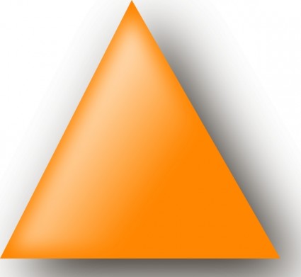 clipart de triângulo laranja