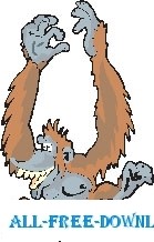 Orangutan taniec