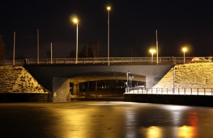 สะพาน oulu ประเทศฟินแลนด์