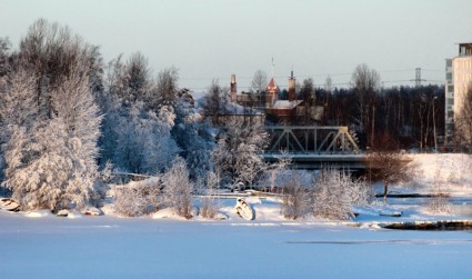ponte de Oulu Finlândia