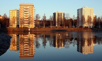 edifici di Oulu Finlandia