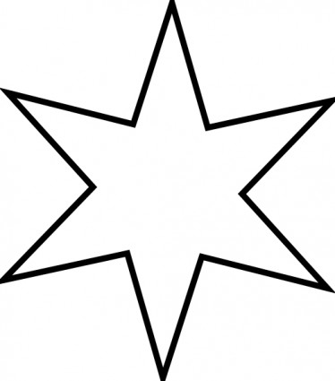 contorno estrela clip-art