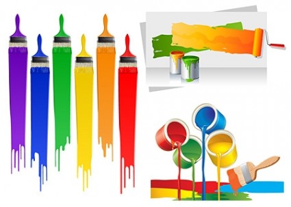Paint Brushes Vector Collection