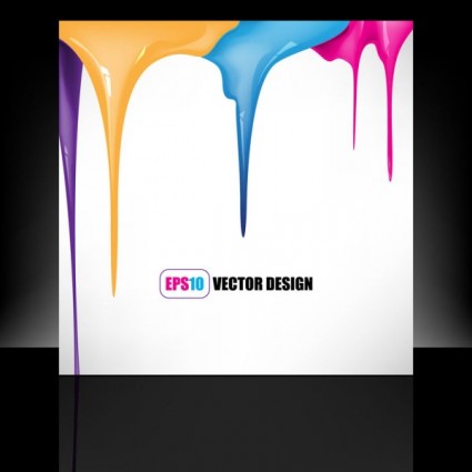 peinture égouttement marques background vector