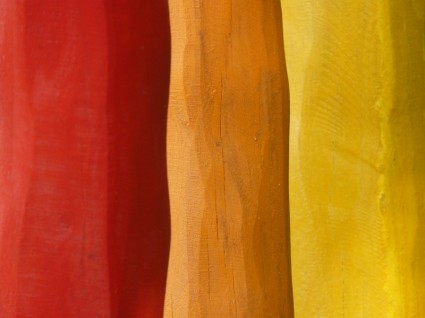 塗装木材木製の棒