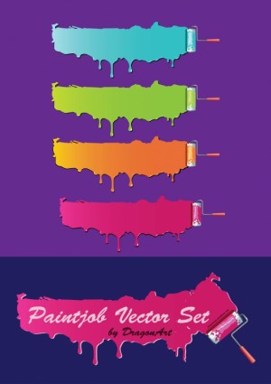 gráficos vectoriales de pintura