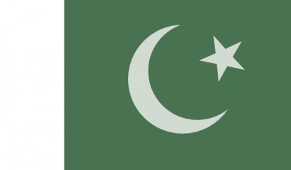 Pakistan offizielle Flagge-ClipArt