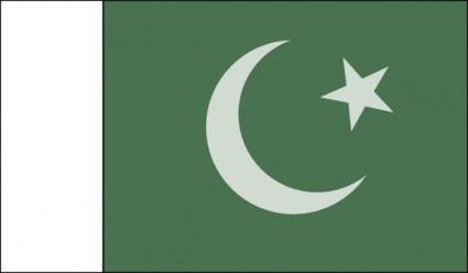 Oficjalna flaga Pakistanu clipart