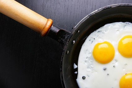 パン揚げ卵品質の画像