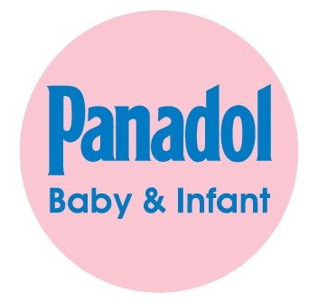 止痛藥嬰兒嬰兒徽標