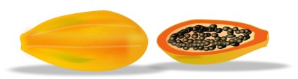 papaye en tranches