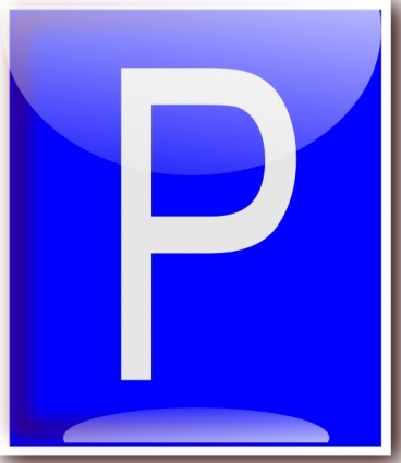 Parkplatz-Schild-ClipArt-Grafik
