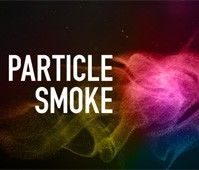 partículas de fumaça