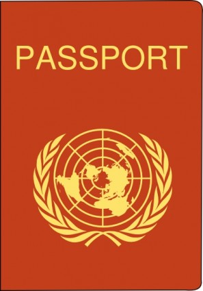 clipart de passaporte