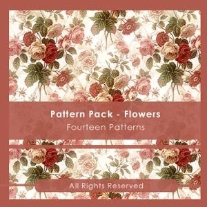 Muster-Pack-Blumen