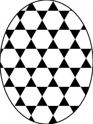 star de motif hexagonal