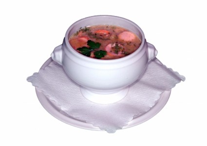 Grochówka jedzenie zupy