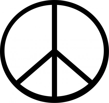 Frieden Symbol transparen