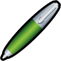 ปากกาสีเขียว