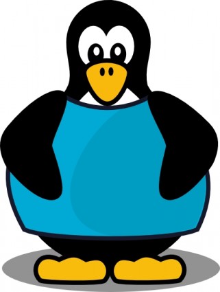 penguen ile bir gömlek küçük resim