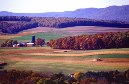 panorama di Pennsylvania scenico