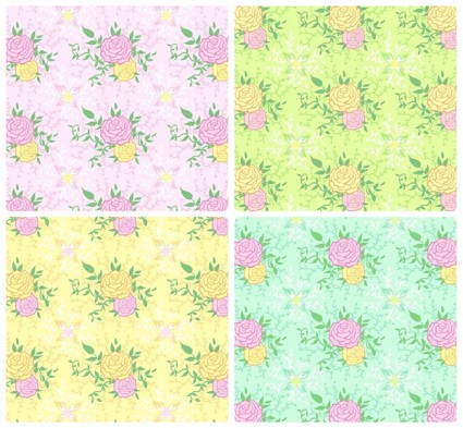 Peony Tiled Background Vector Case