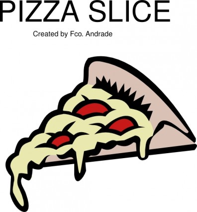 ペパロニのピザのスライス クリップ アート