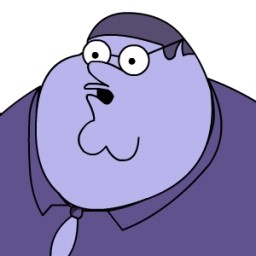Peter Griffin Blueberry Zoomed