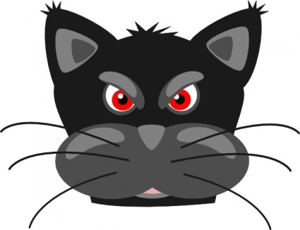peterm zły black panther clipart