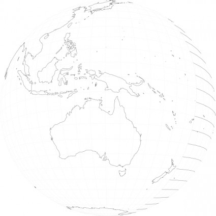 Peterwilson Australien aus Raum ClipArt betrachtet
