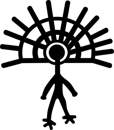 Figura típico petroglifo