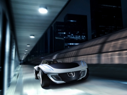 carros-conceito Peugeot flux conceito papel de parede
