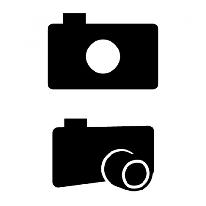 icono de la cámara de fotografía