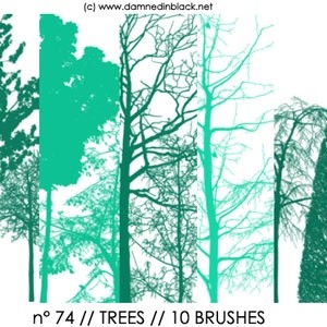 Photoshop Brushes Trees