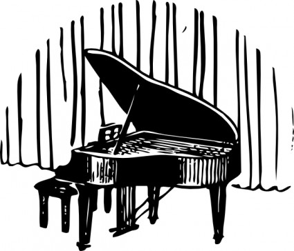 piyano önünde perde küçük resim