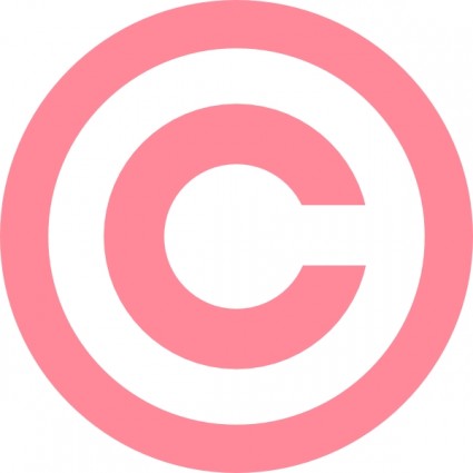 Pink Copyright Clip Art