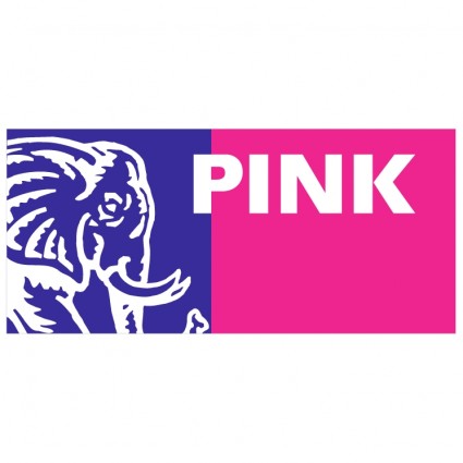 ピンクの象
