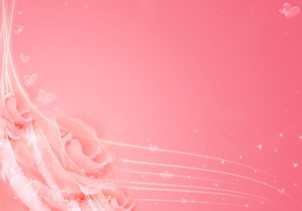 幻想粉紅玫瑰背景圖片