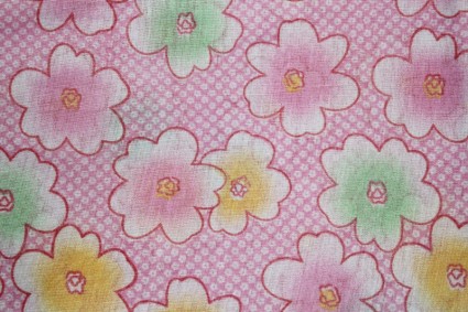 fond de textile de fleurs roses