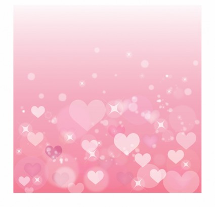 latar belakang merah muda jantung