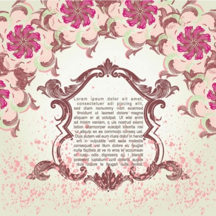 Pink Pattern Background Vector