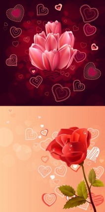 Vektor-rosa Rosen rote Rosen
