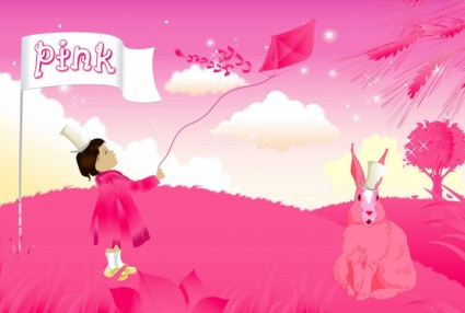 ピンクの世界