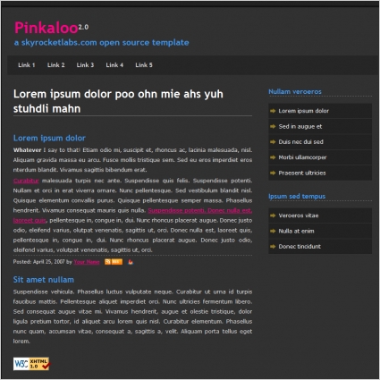 pinkaloo 서식 파일