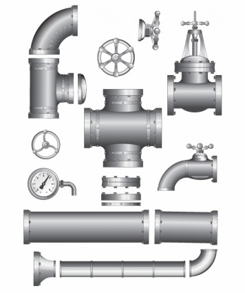 Pipeline-Rohr-Vektor-clipart