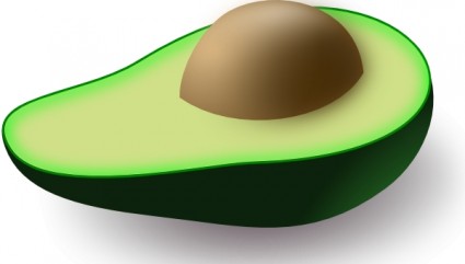 ClipArt avocado Pipo