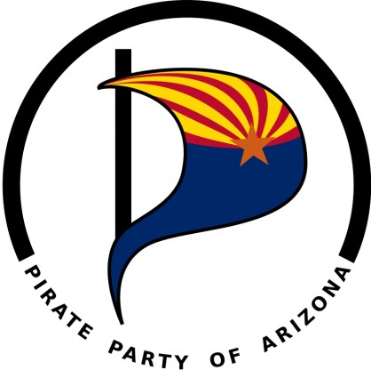 حزب القراصنة من شعار ولاية أريزونا