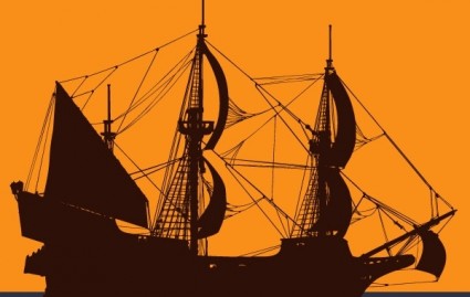 Piraten Schiff Vektor
